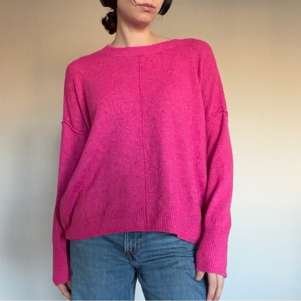 Vince Camuto Fuchsia Knit Sweater